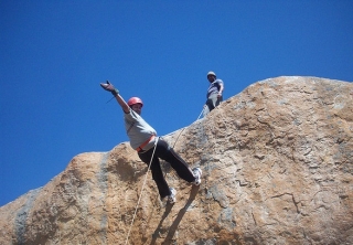 descenso con cuerdas